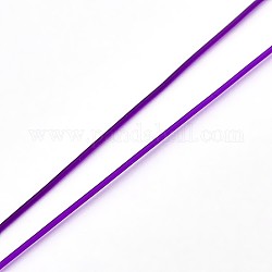 韓国製弾性水晶の線  ストレッチブレスレットストリング  ラウンドビーズコード  暗い蘭  0.6mm  約87.48ヤード（80m）/ロール