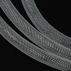 Пластиковый сетчатый шнур, цветочный белый, 10 мм, около 30 ярда / пачка