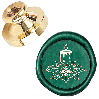 Wax Seal Brass Stamp Head AJEW-WH0209-465