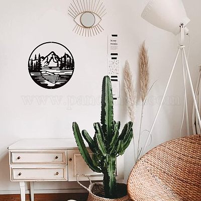 Décorations murales en fer&nbsp;HJEW-WH0067-083-1