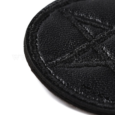 Wholesale Computerized Embroidery Imitation Leather Self Adhesive
