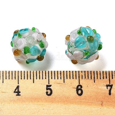 Handgemachte Murano Glas Perlen Stränge&nbsp;LAMP-N021-015A-12-1