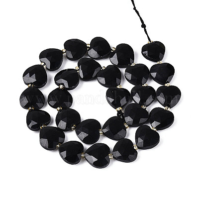 Natürlichen Obsidian Perlen Stränge&nbsp;G-P592-B06-01-1