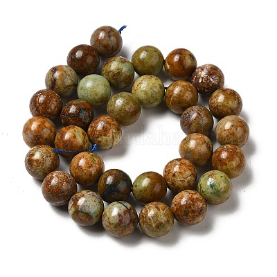 Natürliche gelbe Chrysokoll-Perlenstränge&nbsp;G-H298-A07-05-1