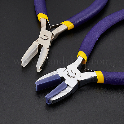 7 Blue Long Nose Crafting Pliers