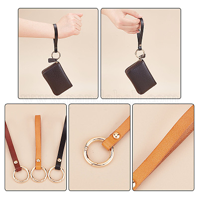 Shop WADORN 3 Colors Genuine Leather Car Key Case for Jewelry Making -  PandaHall Selected