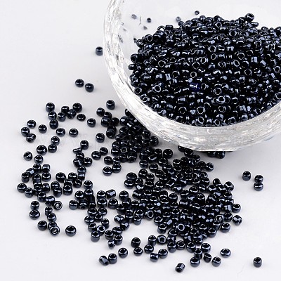 Craftdady 4mm Metal Color Glass Seed Beads 4500Pcs Metallic...