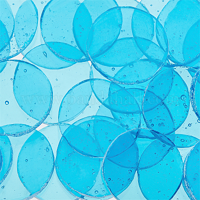 Wholesale OLYCRAFT 30pcs 2.5cm Round Glass Mosaic Tiles Transparent Blue Glass  Mosaic Sky Blue Mosaic Chips Pieces Flat Mosaic Glass Pieces for Home  Decorations DIY Crafts Picture Frames Flowerports Decor 