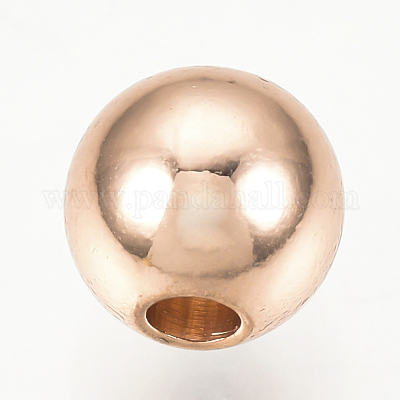 Latón entrepieza de abalorios&nbsp;KK-Q738-4mm-03RG-1