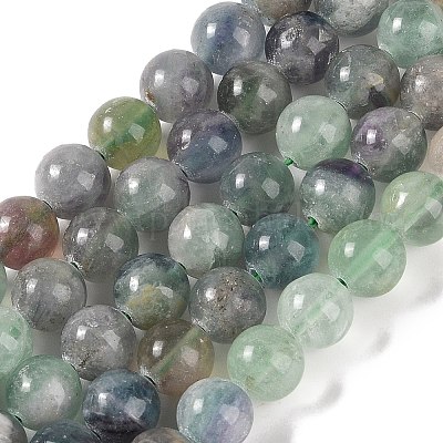 Natürlichen Fluorit Perlen Stränge&nbsp;G-P530-B04-04-1