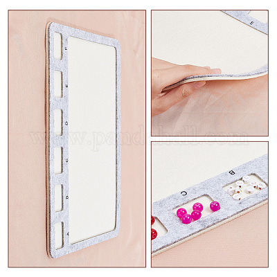Pannelli di design con perline di feltro&nbsp;TOOL-WH0002-64-1