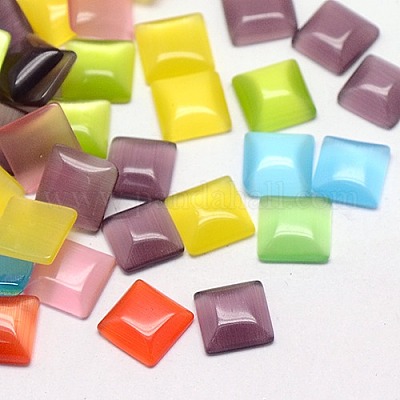 Cabochons di occhio di gatto&nbsp;CE-J006-14x14mm-M-1