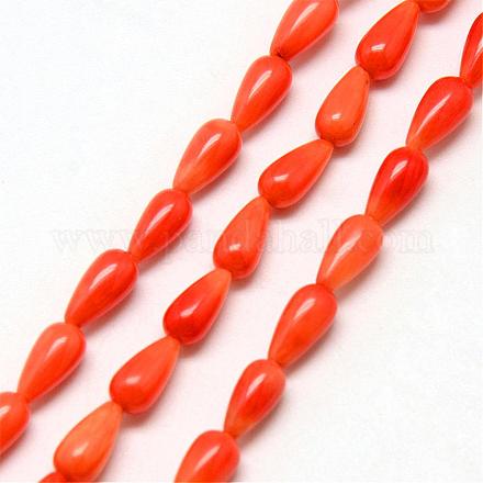 Synthetic Coral Bead Strands CORA-R011-51C-1