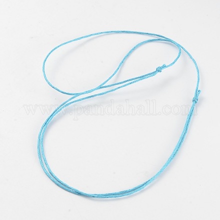 Corée coréenne fabrication de collier en corde de coton NJEW-JN01472-01-1