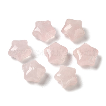 Perlas naturales de cuarzo rosa G-A090-01A-1