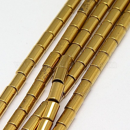 Electroplate Non-magnetic Synthetic Hematite Beads Strands G-J162-C-02-1