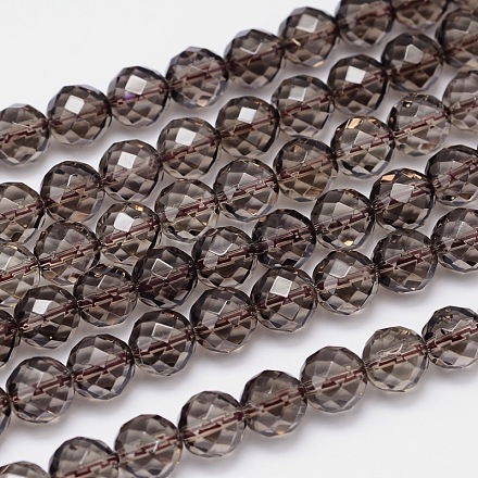 Natural Quartz Crystal Beads Strands G-H1649-8mm-02N-A1-1