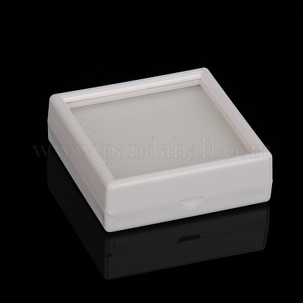 Cajas de embalaje de plástico con terciopelo y una esponja en el interior OBOX-N001-01B-1