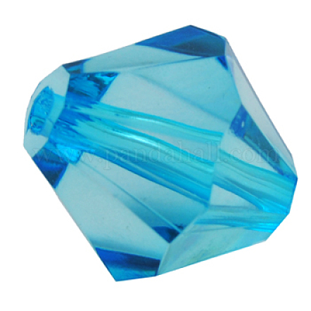 Faceted Acrylic Beads X-PL660Y-9-1