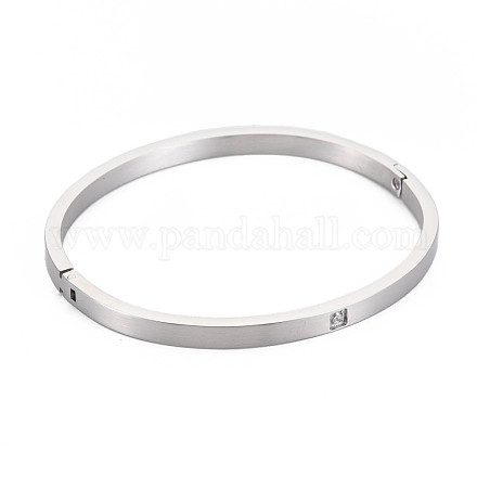 Bracelet carré strass cristal BJEW-N017-014P-1