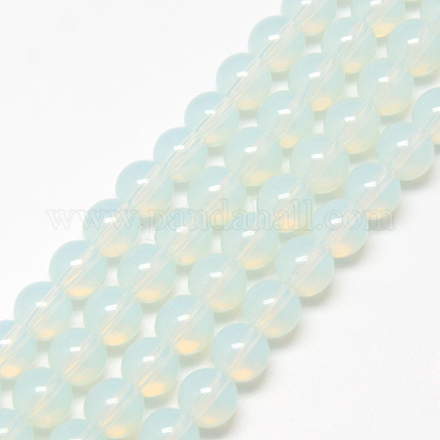 Baking Painted Glass Beads Strands X-DGLA-Q023-6mm-DB1-1
