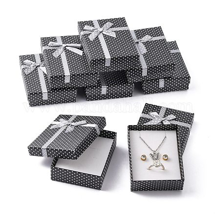 Boîtes de kit de bijoux en carton CBOX-R012-9x7cm-4-1