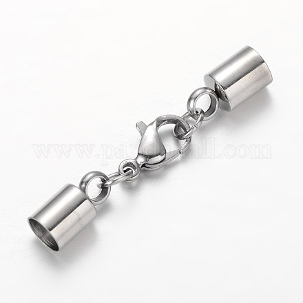 304 Stainless Steel Lobster Claw Clasps STAS-I046-46-1