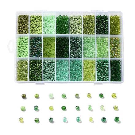 288g 24 colores cuentas de semillas de vidrio SEED-JQ0005-01D-4mm-1