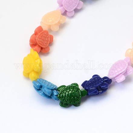 Dyed Synthetic Coral Beads CORA-Q023-04-1