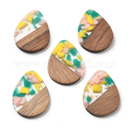 Подвески из смолы и ореха FIND-R051-04H-1