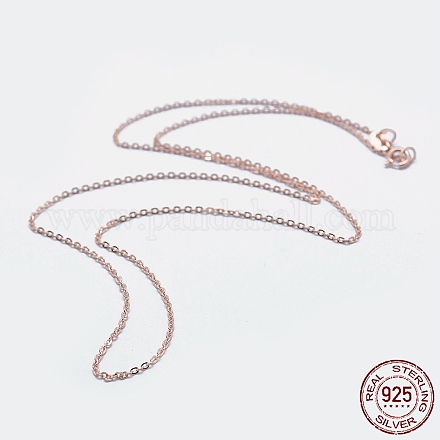 925 ожерелья из стерлингового серебра STER-F039-45cm-07RG-1
