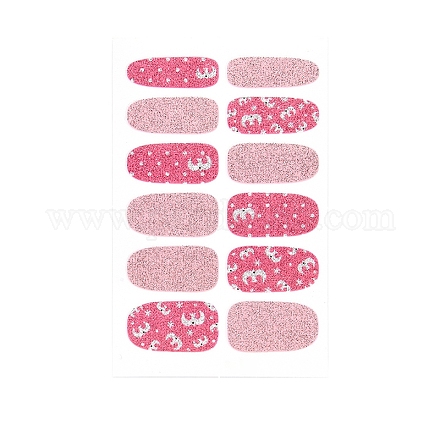 Esmalte de uñas degradado de envoltura completa pegatinas MRMJ-T078-ZX2982-1