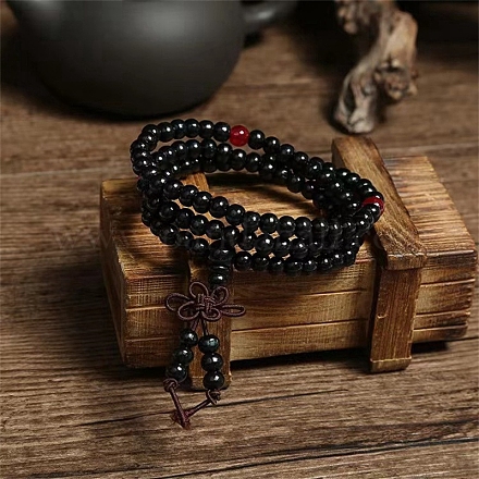 108 Beads Prayer Mala Bracelet PW-WG98399-09-1