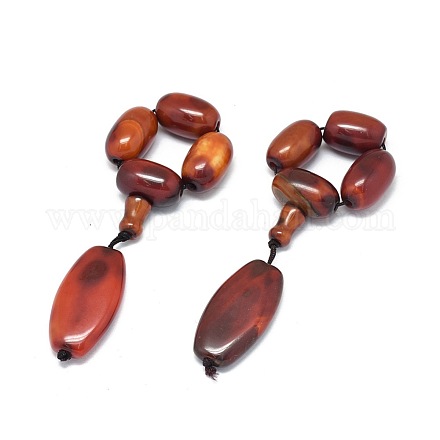 Tibetan Style dZi Beads TDZI-O003-45-1