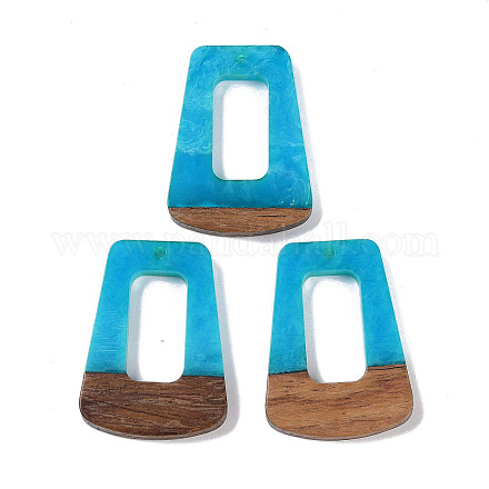 Подвески из смолы и дерева WOOD-F015-11E-1