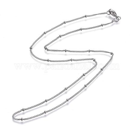 Brass Necklaces NJEW-A266-58-1