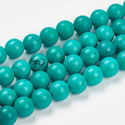 Brins de perles de magnésite naturelle G-K205-02-6mm-1