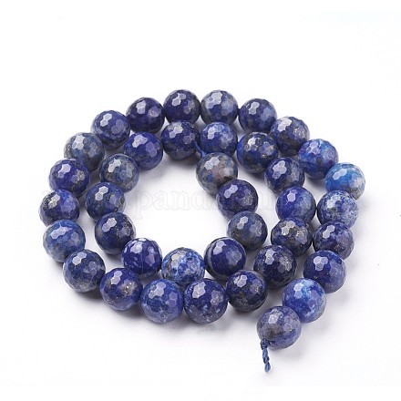 Chapelets de perles en lapis-lazuli naturel G-P430-13-E-1