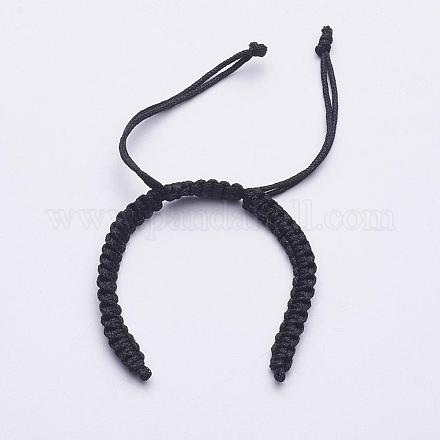 Création de bracelets de corde en nylon tressée AJEW-M001-24A-1