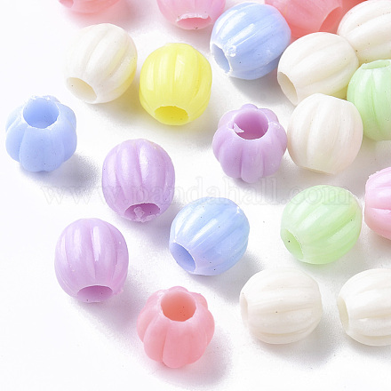 Opaque Polystyrene(PS) Plastic European Beads KY-I004-09-1