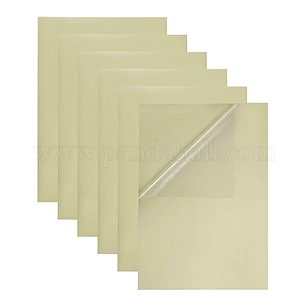 Benecreat 30 hojas transparente etiqueta autoadhesiva impermeable a4 en blanco transparente pet film label sticker para impresora láser suministros de oficina AJEW-BC0005-28-1