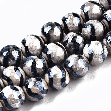 Perles de style tibétain X-G-S359-257B-1