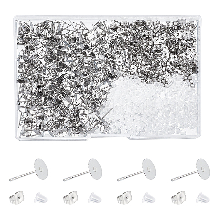 Jewelry Earring Posts, 600pcs Stainless Steel Earring Posts Blanks