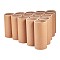 Kraft Paper Tube, Camel, 9.9x4.6cm, Inner diameter: 4cm