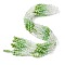 Electroplate Glass Beads Strands, Round, Faceted(32 Faceted), Gradient Color, Yellow Green, 6mm, Hole: 1.2mm, about 61pcs/strand, 12.60''(32cm)