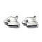 Non-Tarnish 304 Stainless Steel Charms, Christmas Hat Charm, Stainless Steel Color, 12x12.5x2.5mm, Hole: 1mm