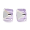 K9 Glass Imitation Austrian Crystal Beads, No Hole, Square, Lilac, 4x4x4mm