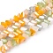 Electroplate Glass Beads Strands, Faceted, Heart, Gold, 3x4.5x4.5mm, Hole: 0.9~1mm, about 144~148pcs/strand, 13.98~15.6''(35.5~39cm)