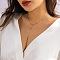 Brass Y Tassel Necklaces, Long Jewelry for Women, Golden, 13.78 inch(35cm)