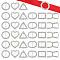 36Pcs 6 Style Alloy Rhinestone Slider Buckles, Adjustable Buckle Fasteners, for Strap Leathercraft Bag Belt, Silver, 16~21x14.5~28x2.5mm, Hole: 8~13x5~11mm, 6pcs/style